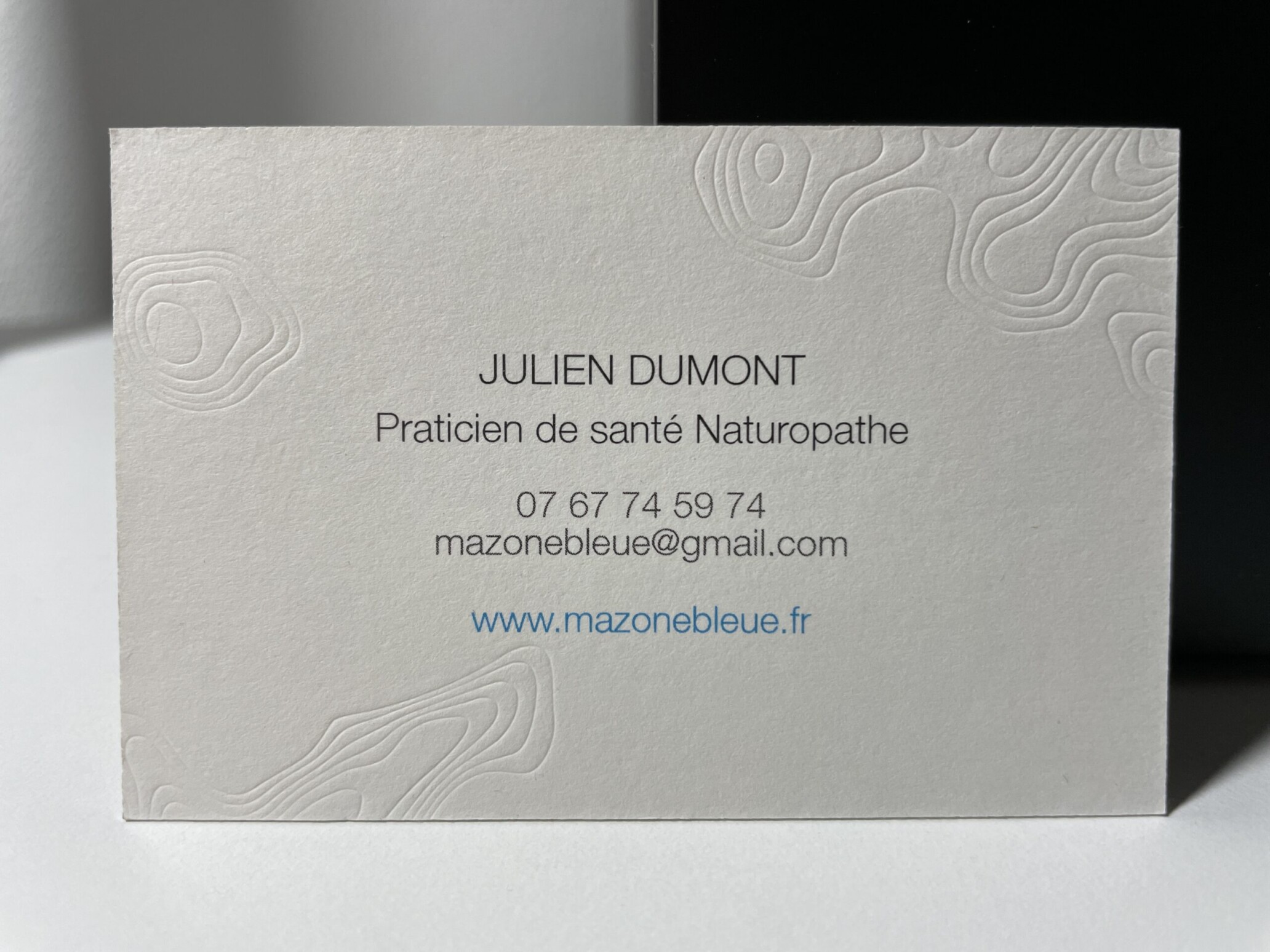 carte de visite julien dumont naturopathe aix-les-bains